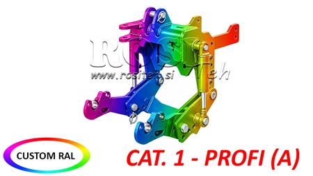 KOMPLETNÝ TROJBODOVÝ ZÁVES UNIVERZÁLNY CAT. 1 - PROFI AUTOMATIC PRE TRAKTOR 800 KG (RAL PODĽA VÁŠHO VÝBERU)