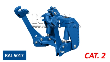 TIRANȚI FRONTALI UNIVERSALI PENTRU TRACTOR CAT.2 1500KG - ALBASTRU (RAL 5017)
