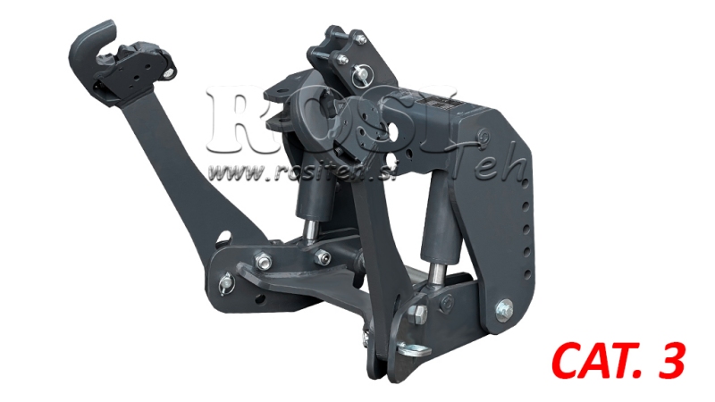 UNIVERSAL KIT FRONT HYDRAULICS 3KAT FOR TRACTOR 2500KG