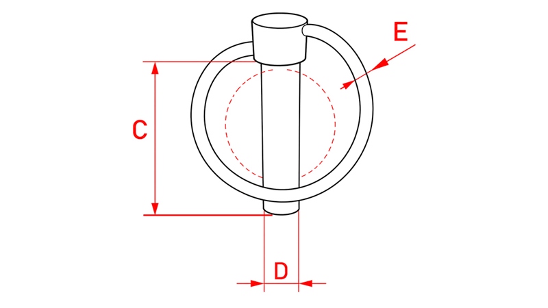 KLAPPSTECKER 8 mm (8 Stück)