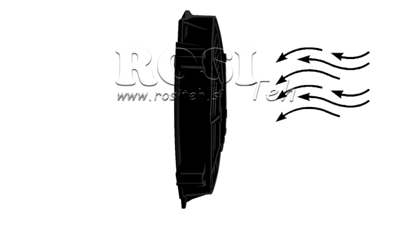 AXIÁLNY VENTILÁTOR 305MM PUSH 24V