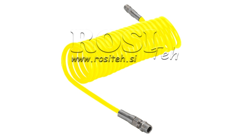 LUFTSCHLAUCH FÜR ANHÄNGERBREMSEN 12x9 16x1,5 - 22x1,5 - GELB