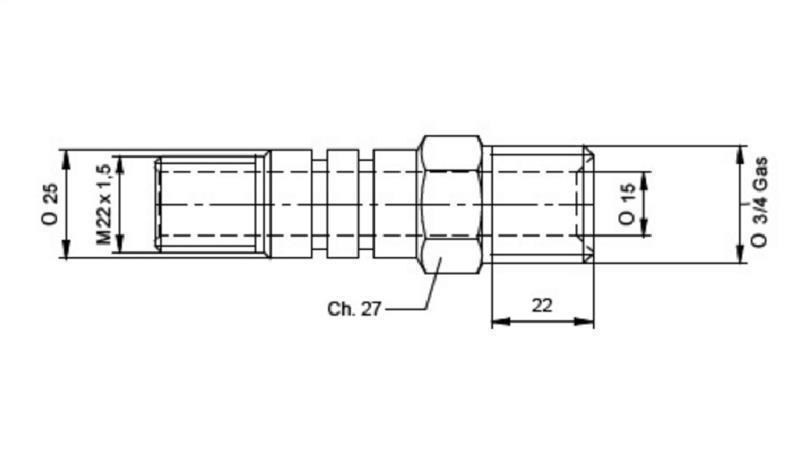 OIL CONNECTION FI25 - 3/4