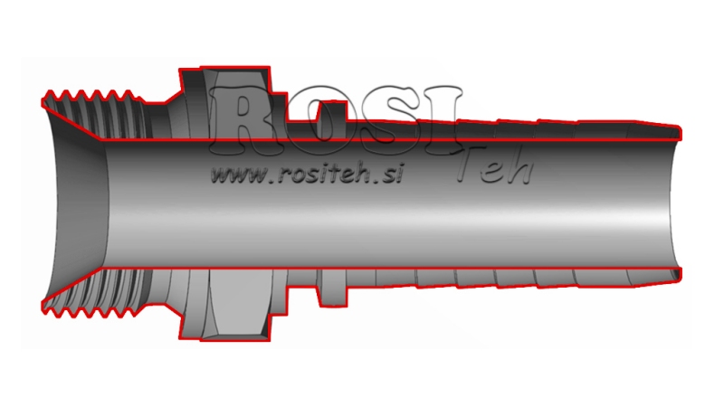 HYDRAULICKÁ PRÍPOJKA BSP SAMEC DN13-M18x1,5