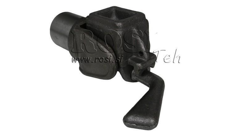 SET OF HOLDERS FOR DUMP TRUCK CONTAINER