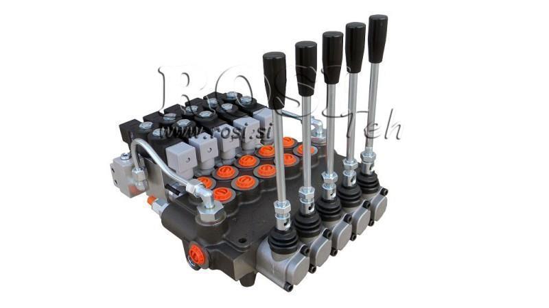HIDRAULIKUS SZELEP 5xP80 - EO 12V