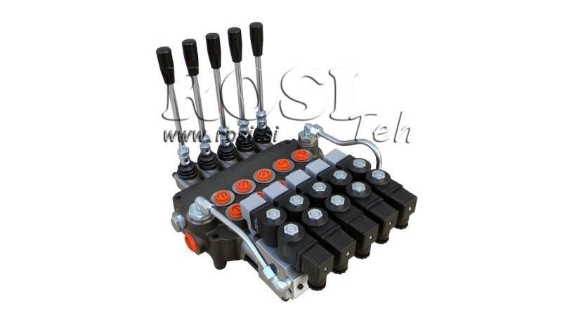 HIDRAULIKUS SZELEP 5xP80 - EO 12V
