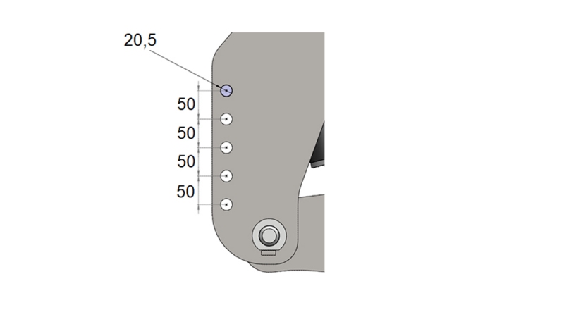 UNIVERSALE FRONTHYDRAULIK KAT 2 FÜR TRAKTOR 1500kg - GRÜN (RAL 6001)