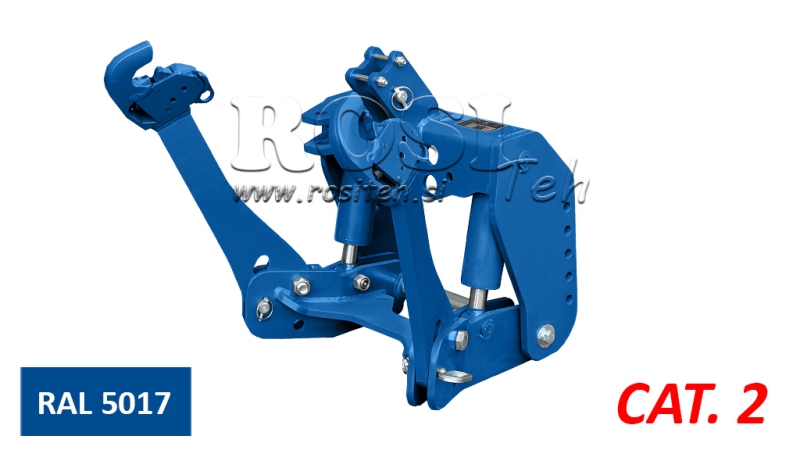 TIRANȚI FRONTALI UNIVERSALI PENTRU TRACTOR CAT.2 1500KG - ALBASTRU (RAL 5017)