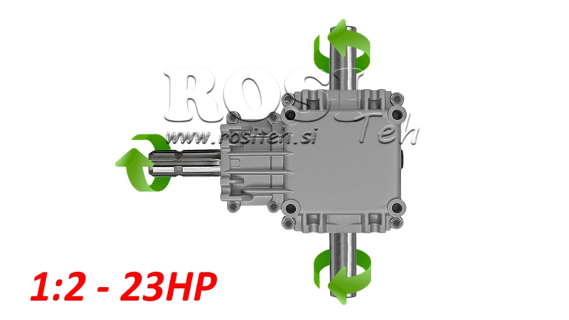 SZÖGHAJTÁS PTO-R22T 1:2 (23HP-17kW)