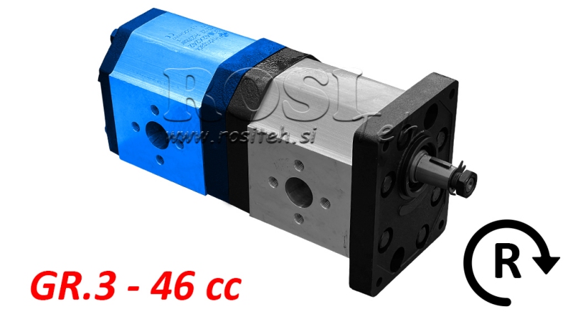 ΥΔΡΑΥΛΙΚΗ ΑΝΤΛΙΑ 30C46X242 ΠΙΣΩ GR.3 46 CC ΔΕΞΙΑ