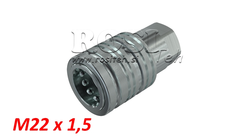 INNESTO RAPIDO TRATTORE FEMMINA PUSH - PULL M22x1,5