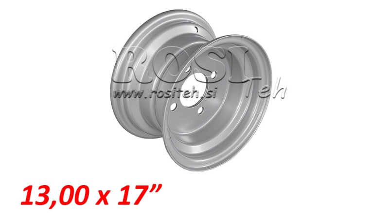 13,00X17 - ET0 FELGA JANTSA 6 VIJKA