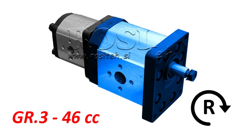 HYDRAULIKPUMPE 30C46X198 ERSTE GR.3 GR.2 46 CC RECHTS