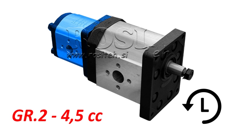 HYDRAULISK PUMPE 20A4,5X201 ANDEN GR.2 4.5 CC VENSTRE