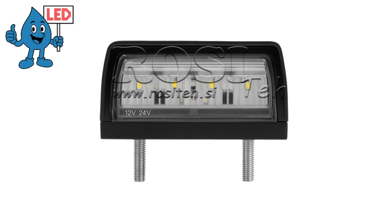 RENDSZÁMTÁBLA FÉNY 12/24V - LED