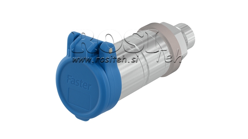 PLAVI ZAŠTITNI POKLOPAC PVC ŽENSKE BRZE SPOJKE PUSH PULL
