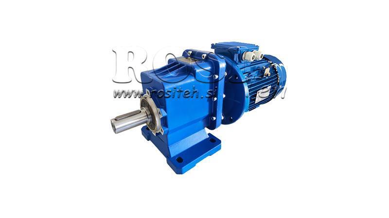 3Фаза 1.5kW-ЕЛЕКТРИЧЕСКИ МОТОР С ERC03 РЕДУКТОР MS90 56rpm