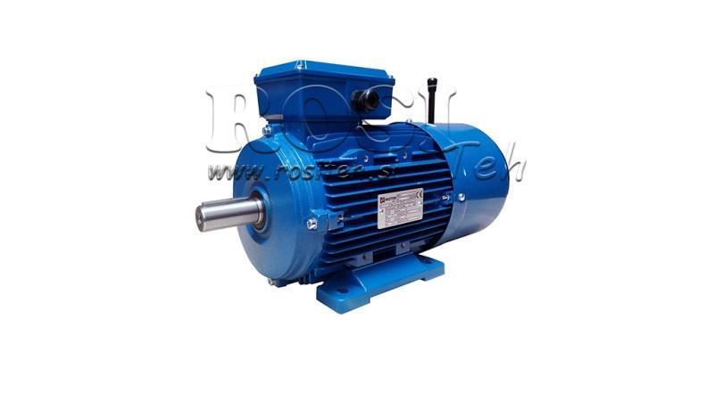 2.2kW-ЕЛЕКТРИЧЕСКИ МОТОР С ТОРМОЗ MSH100L1-4_1420rpm 3Фази крака-B3