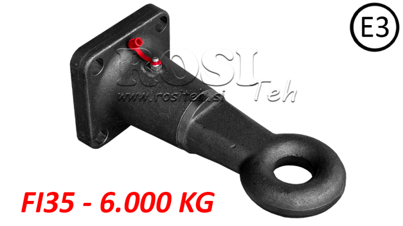 KIERTEETTY HINAUSKOUKKU FI35 6 TON E3 KOTELLOISSA 6000/1500KG