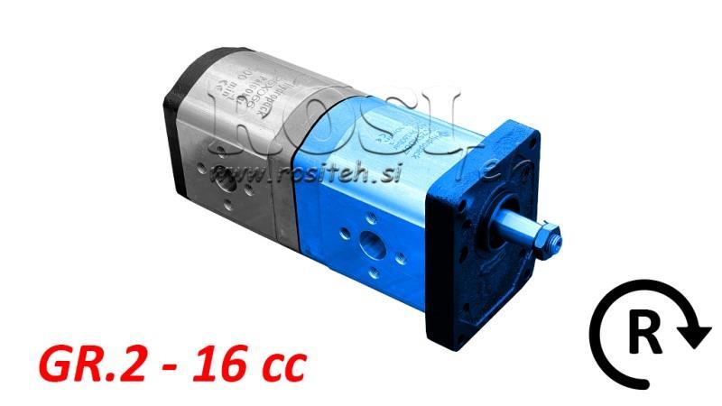 HYDRAULICKÉ ČERPADLO 20C16X067 PREDNÉ GR.2 16 CC PRAVÉ