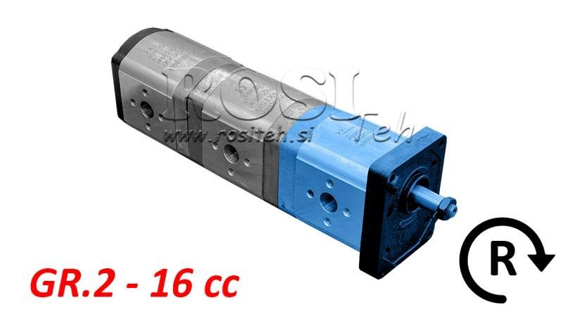 HYDRAULICKÉ ČERPADLO 20C16X067 FRONT GR.2 16 CC PRAVÉ