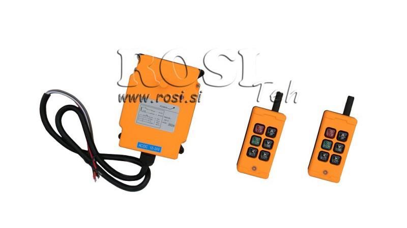 RÁDIOVÉ DIAĽKOVÉ OVLÁDANIE 4CH - 12/24V DUO