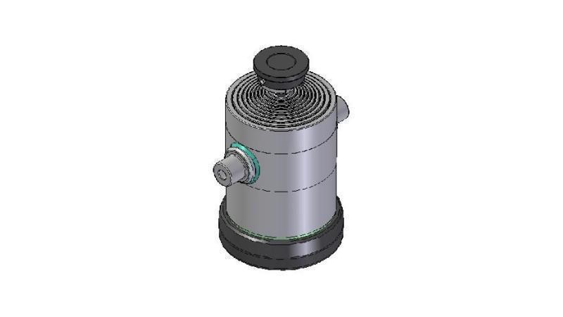 1050S -TELESCOPISCHER ZYLINDER STANDARD/KUGEL 10 STUFEN HEBUNG 2270 DURCHMESSER 300