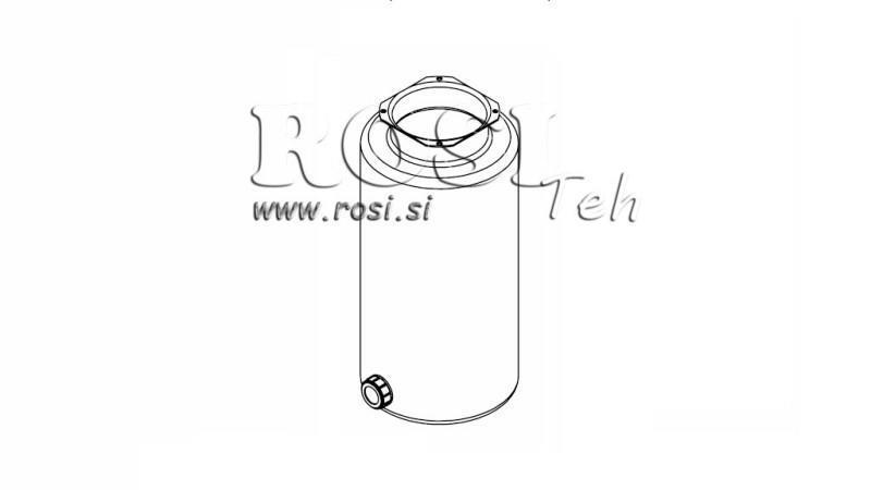 METAL RESERVOIR ROLL PP 12 LITERS HORIZONTAL-VERTICAL