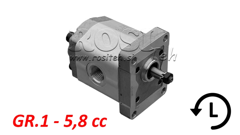 HYDRAULICKÉ ČERPADLO GR.1 5,8 CC ĽAVÁ - ZÁVIT