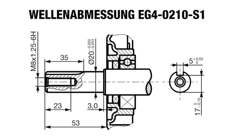benzininis variklis EG4-200cc-5.10kW-3,600 RPM-H-KW20x53-rankinis užvedimas