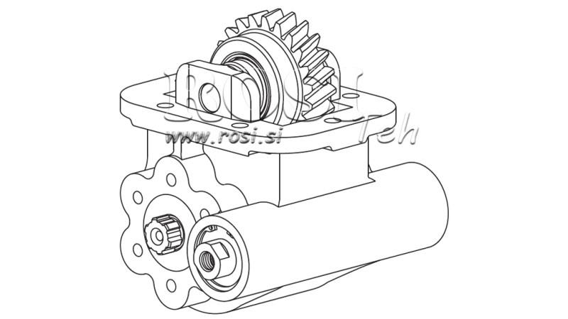VÝSTUP PRE HYDRAULICKÚ PUMPU - IVECO 2855
