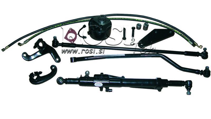 JUEGO DE DIRECCIÓN HIDRÁULICA AUXILIAR MASSEY FERGUSON 255 Eje Delgado (32mm)