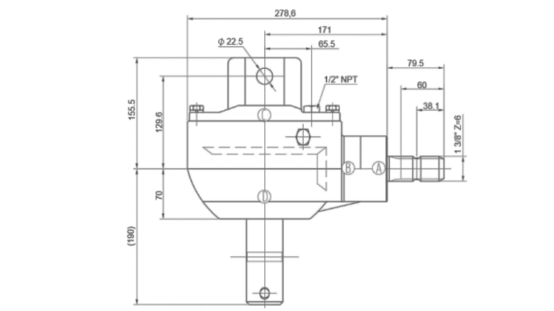 LEĶA REDUKTORS KSR50 3:1 (50HP-36.7KW)