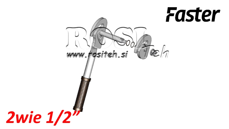 PÁKA PRE MULTI-FASTER 2CESTNÝ 1/2 PEVNÁ ČASŤ