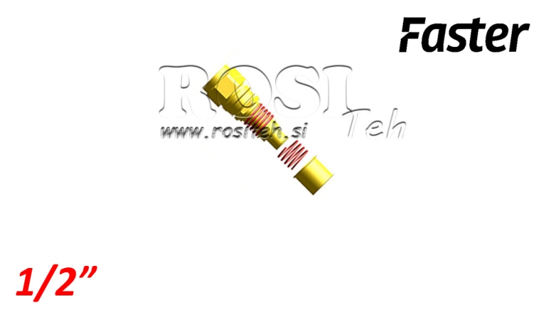 RÝCHLOUPÍNACIA SPOJKA ŽENSKÁ PRE MULTI-FASTER 1/2 PEVNÁ ČASŤ