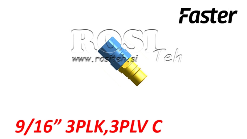 RÝCHLOUPÍNACIA SPOJKA MUŽSKÁ PRE MULTI-FASTER 9/16 3PLK 3PLV C POHYBLIVÁ ČASŤ