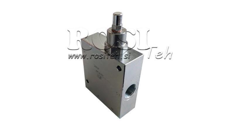 VANNE À DOUBLE VITESSE CUBE HI-LO VRSP V1230 95lit - 350bar
