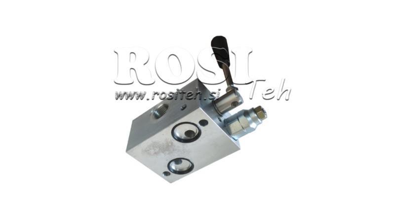 MANUELLES VENTIL FÜR HYDROMOTOR MP-MR-MH GESCHLOSSENES ZENTRUM - 50lit