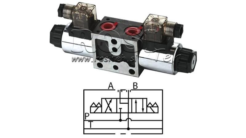 VÁLVULA HIDRÁULICA ELECTROMAGNÉTICA YEAT-ENSAMBLAJE 12V N6