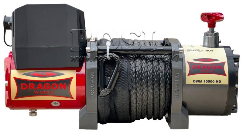 12 V ELEKTRISCHE LIER DWM 10000 HD - 4536 KG - Synthetische Touw