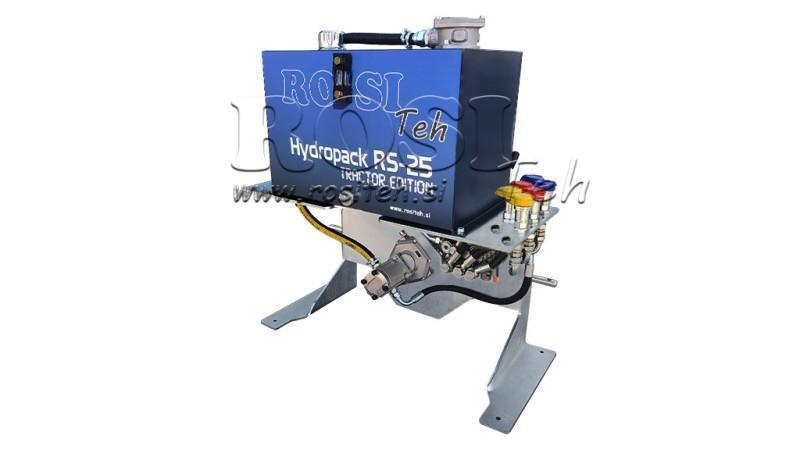 Traktor HYDRAULISK AGGREGAT KAPASITET 70l STRØM 53l/min 3XP80