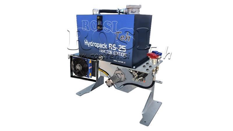 HYDRAULICKÝ AGREGÁT TRAKTORA KAPACITA 70lit TOK 53lit/min 2XP80 - S CHLADIČOM OLEJA