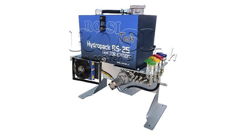 TRAKTOR HYDRAULIKAGGREGAT KAPAZITÄT 70lit DURCHFLUSS 53lit/min 4XP80 - MIT ÖLKÜHLER