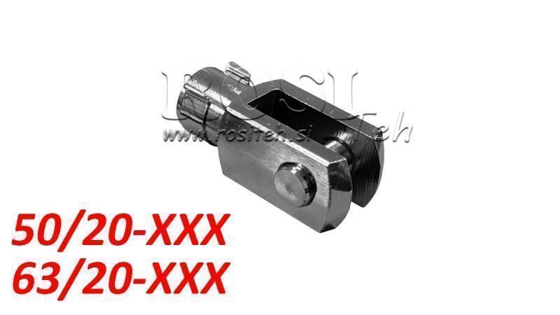 CI МОНТАЖ ЗА ПНЕВМАТИЧЕН ЦИЛИНДЪР PCAS50/20 - 63/20 (M16x1.5) КЛИП