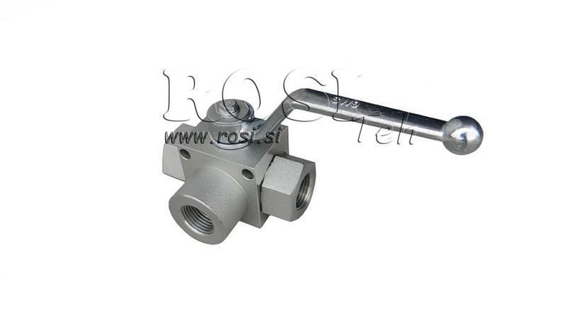 MANUALUS 3-KELIŲ VOŽTUVAS RS3 1 1/4 - 350BAR - 180 lit