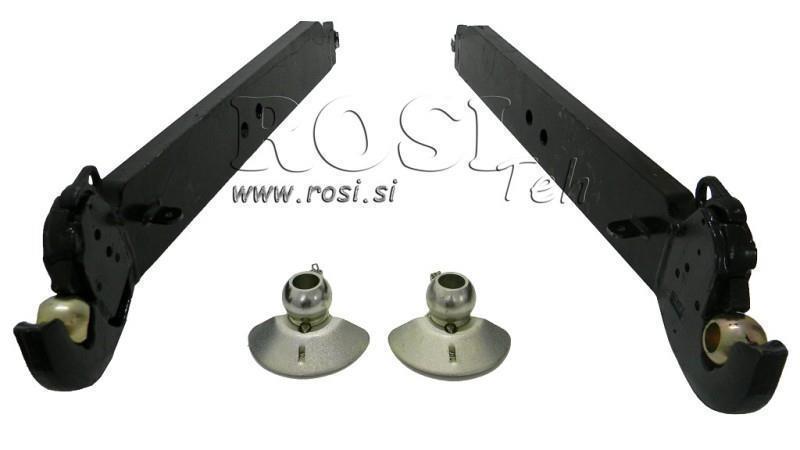 BRAÇOS DE LEVANTAMENTO DE TRATOR HIDRÁULICOS DE TRÊS PONTOS CBM 120x35 mm - 950mm ATÉ 140HP
