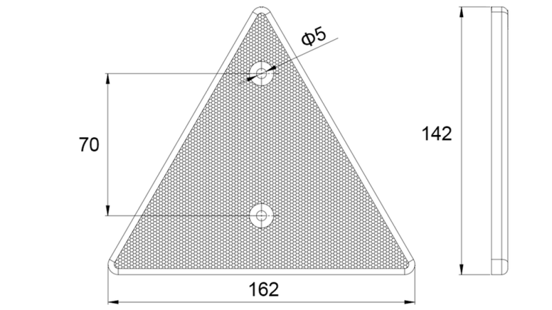 RÉFLECTEUR TRIANGULAIRE (4PCS)
