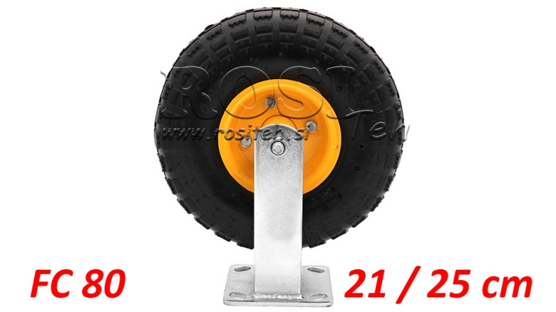 PNEUMATICKÉ KOLA 21/25cm S PEVNOU ZÁKLADNOU FC80