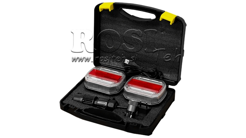 SADA MAGNETICKÝCH LED SVETIEL - BEZDRÔTOVÁ 12/24V CANBUS